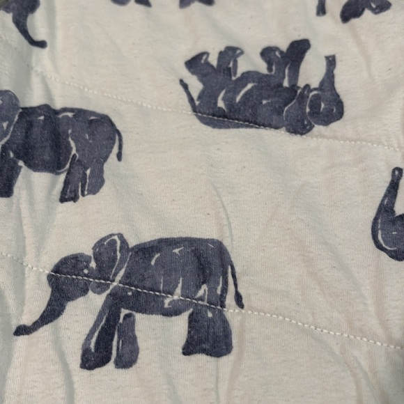 Burts Bees Elephant Print Organic Beekeeper™ Wearable Baby Blanket Sleep Sack - Picture 2 of 4